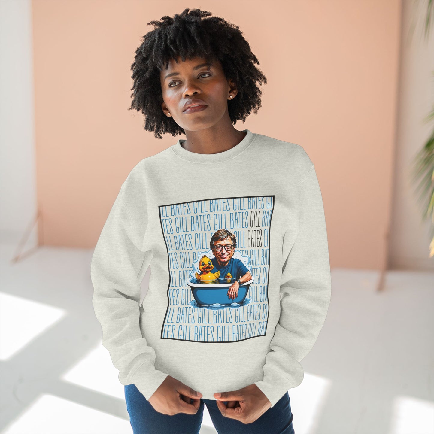 Gill Bates – Unisex Crewneck Sweatshirt