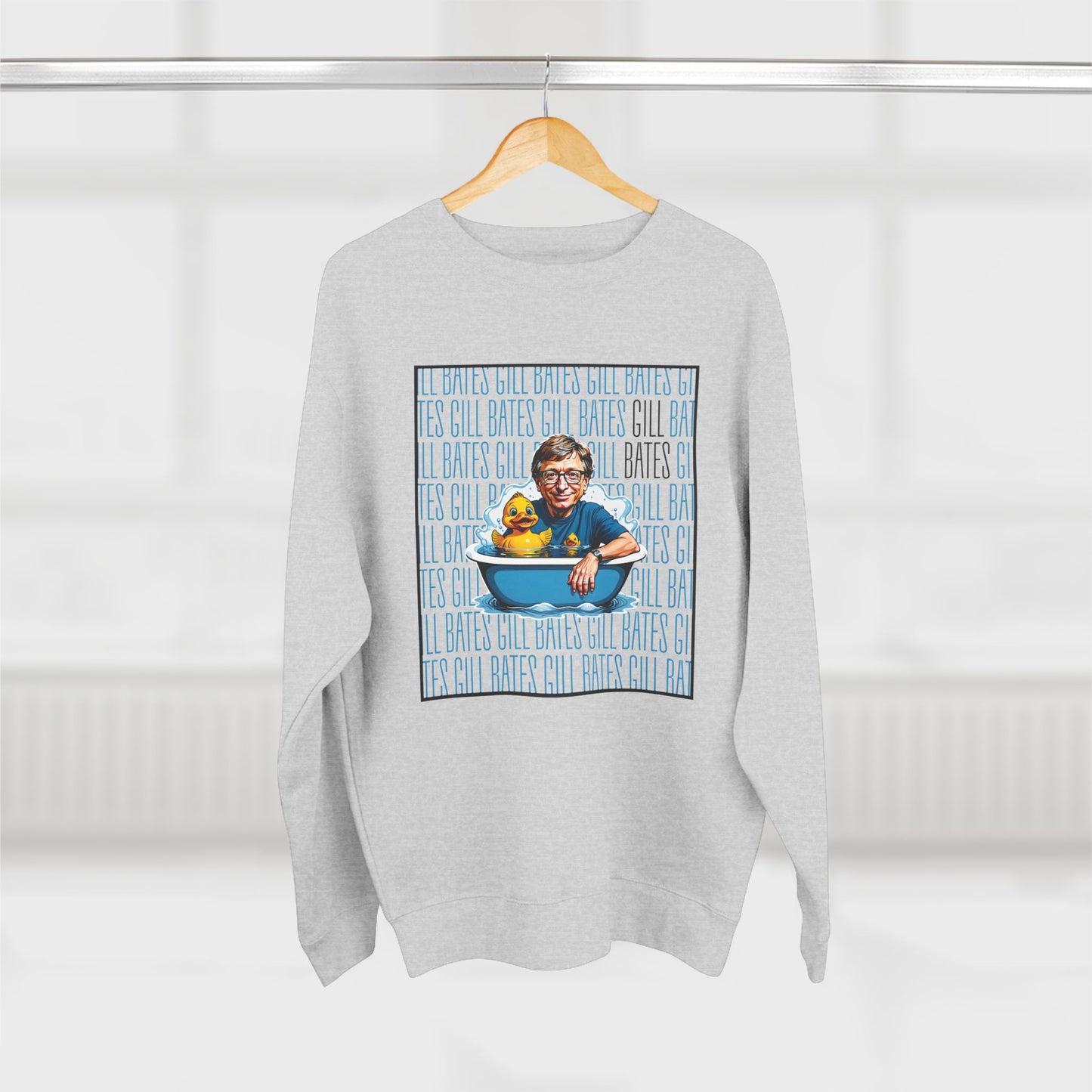 Gill Bates – Unisex Crewneck Sweatshirt