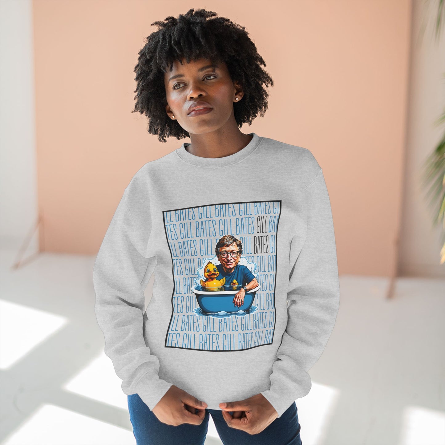 Gill Bates – Unisex Crewneck Sweatshirt